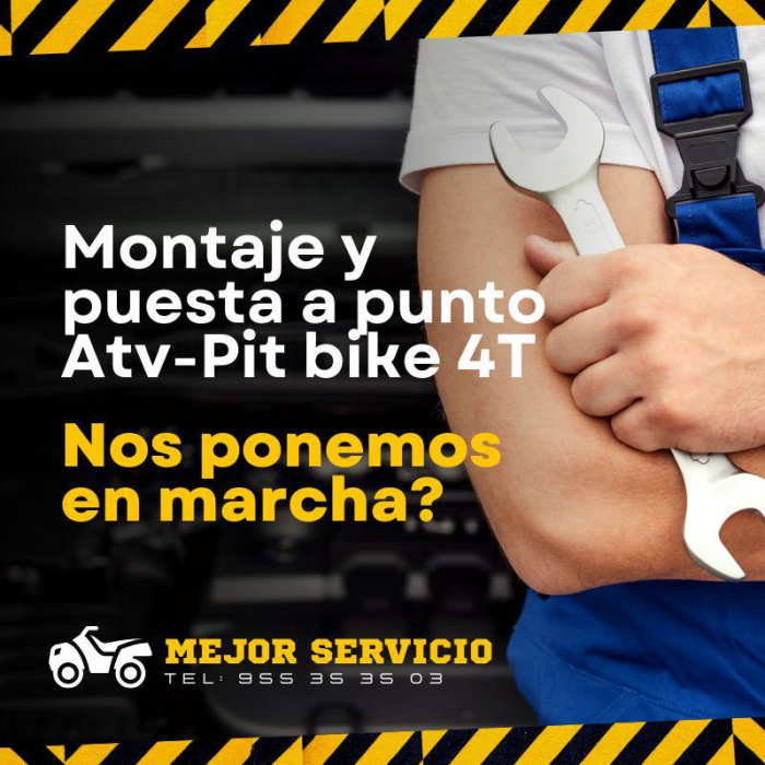 PACK ENVIO MOTOS 4T MONTAJE Y PUESTA APUNTO