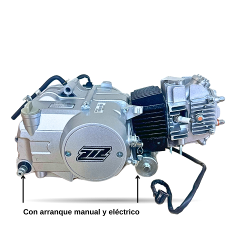 MOTOR 125CC 4T DE 4-MARCHAS POR AIRE ZIZ.RACING