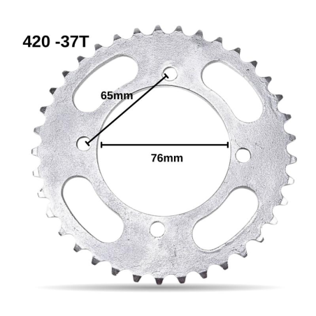 PLATO CADENA 420-37T 76MM SDG