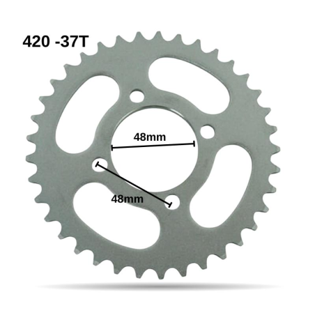 PLATO CADENA 420 37T 48MM