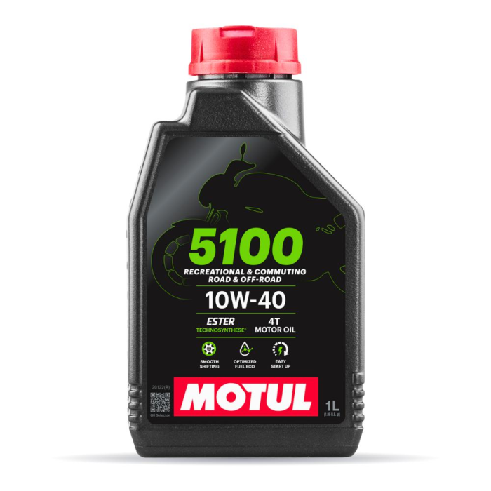 ACEITE MOTUL 5100 4T 10W-40 SEMI-SYNTHETIC 1L 