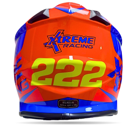 CASCO MOTOCROSS INFANTIL 222 XTREME RACING