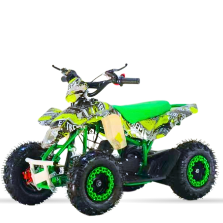 MINI QUAD GASOLINA 49CC 2T ESTAMPADO R6" KXD ATV-1