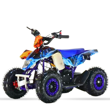 MINI QUAD GASOLINA 49CC 2T ESTAMPADO R6" KXD ATV-1