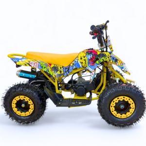 MINI QUAD GASOLINA 49CC 2T ESTAMPADO R6" KXD ATV-1