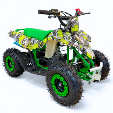 MINI QUAD GASOLINA 49CC 2T ESTAMPADO R6" KXD ATV-1