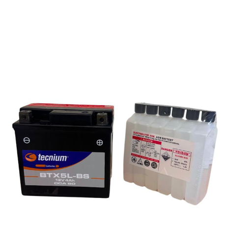 BATERIA 12V 3AH BTX4L-BS ARRANQUE TECNIUM