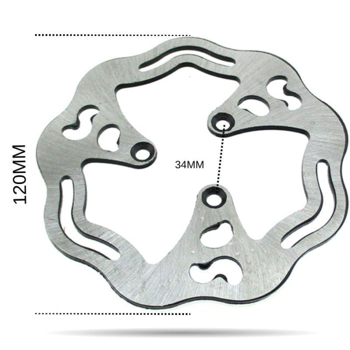 DISCO FRENO FLOREADO MINIMOTO 120MM x 34MM