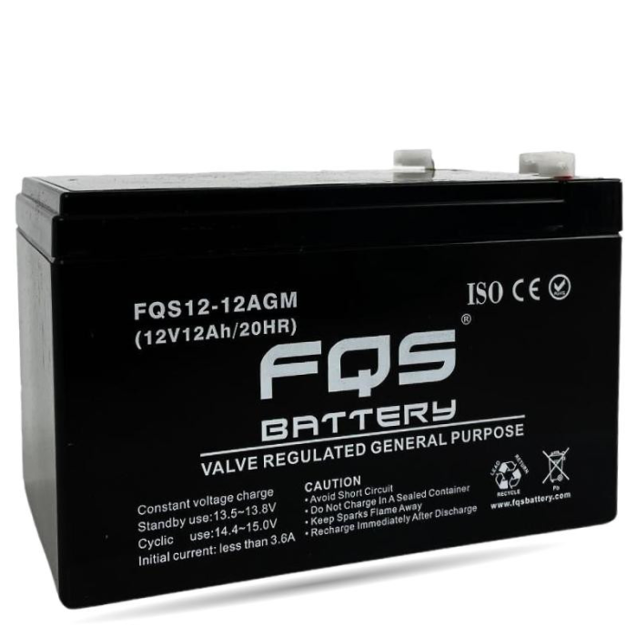 BATERIA 12V 12AH AGM HERMETICA FQS