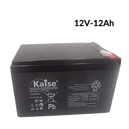 BATERIA 12V 12AH AGM HERMETICA KAISE